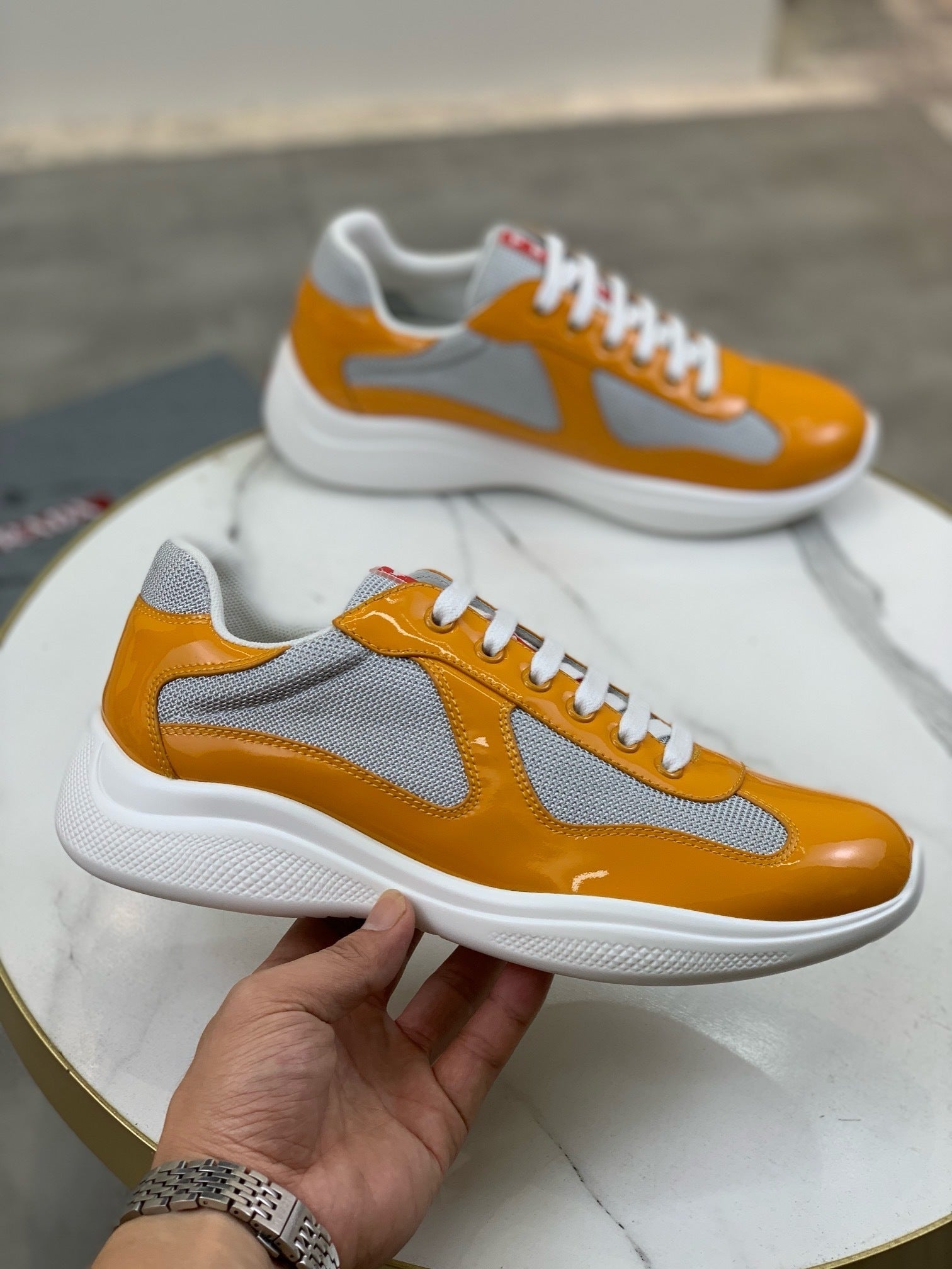 Glossy Sneakers