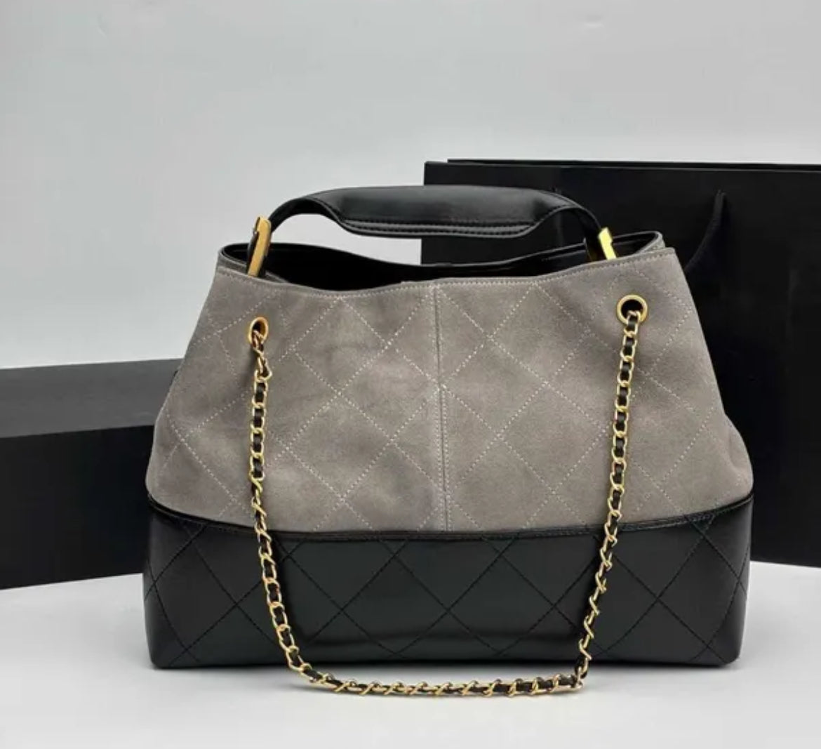 Suede Hobo Tote