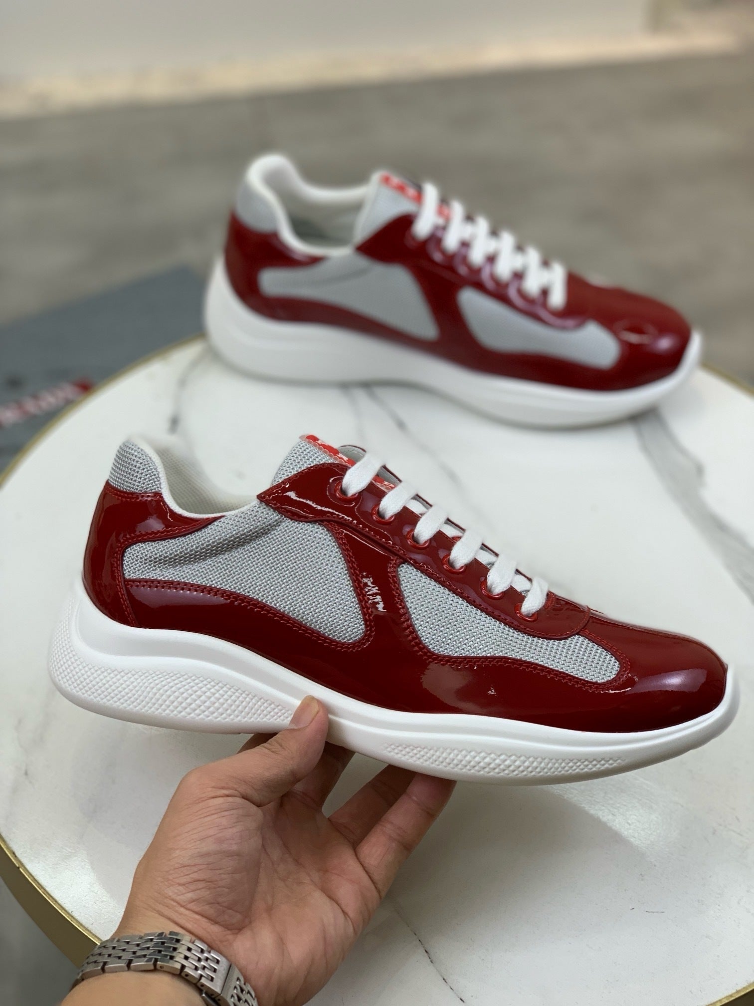 Glossy Sneakers