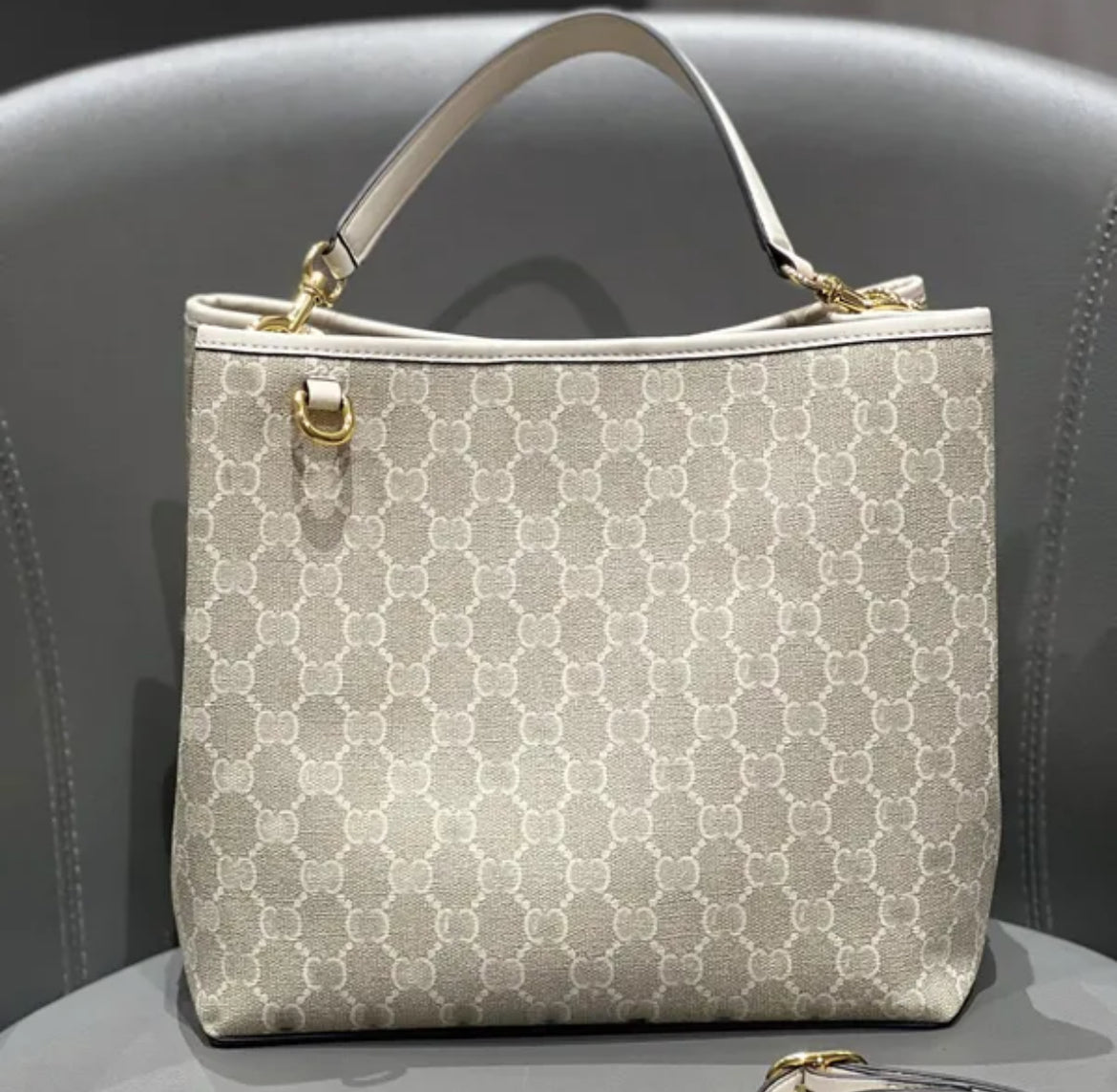 Emblem Bucket Bag