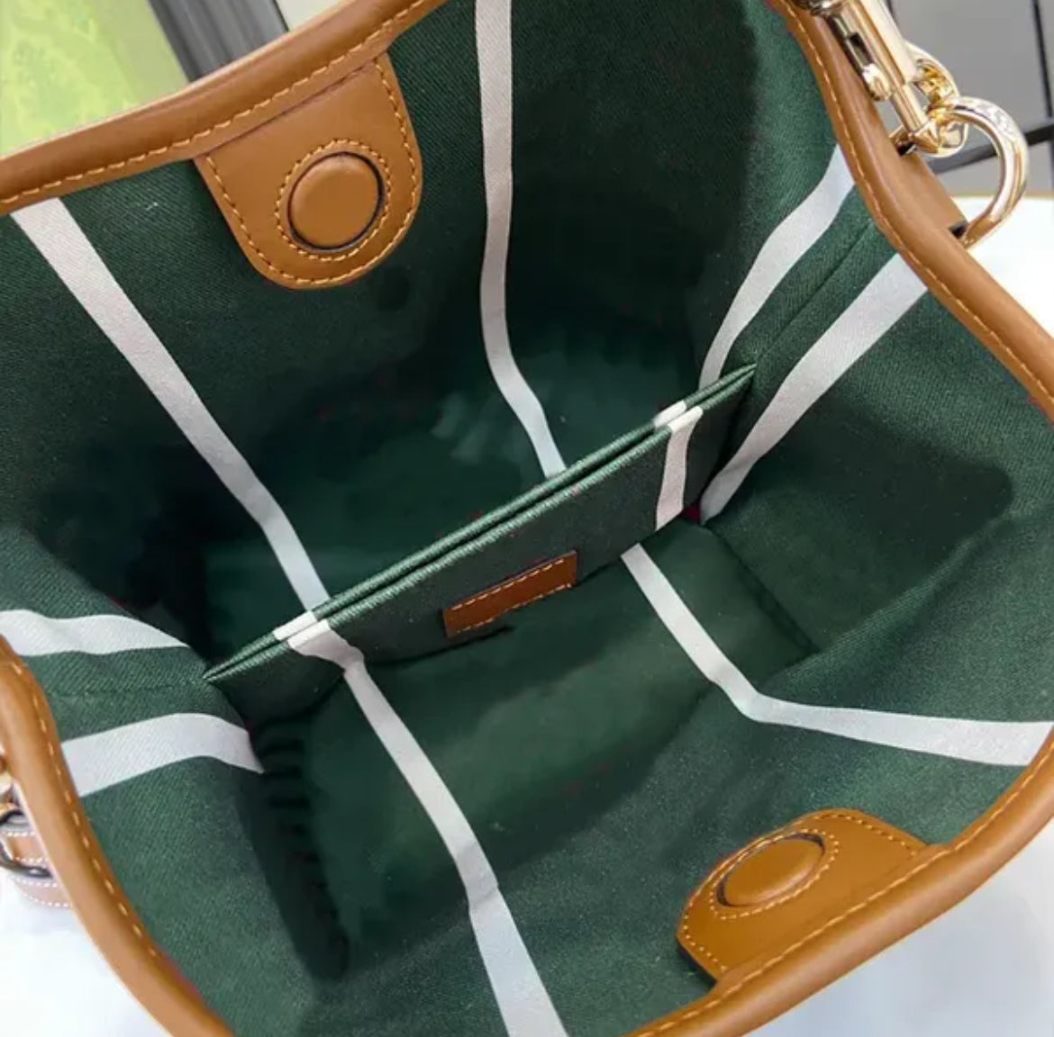 Emblem Bucket Bag