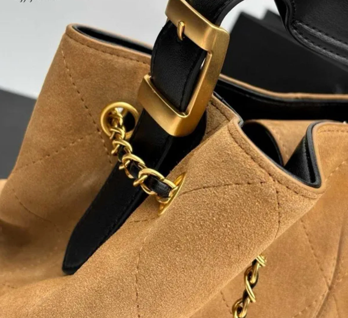 Suede Hobo Tote